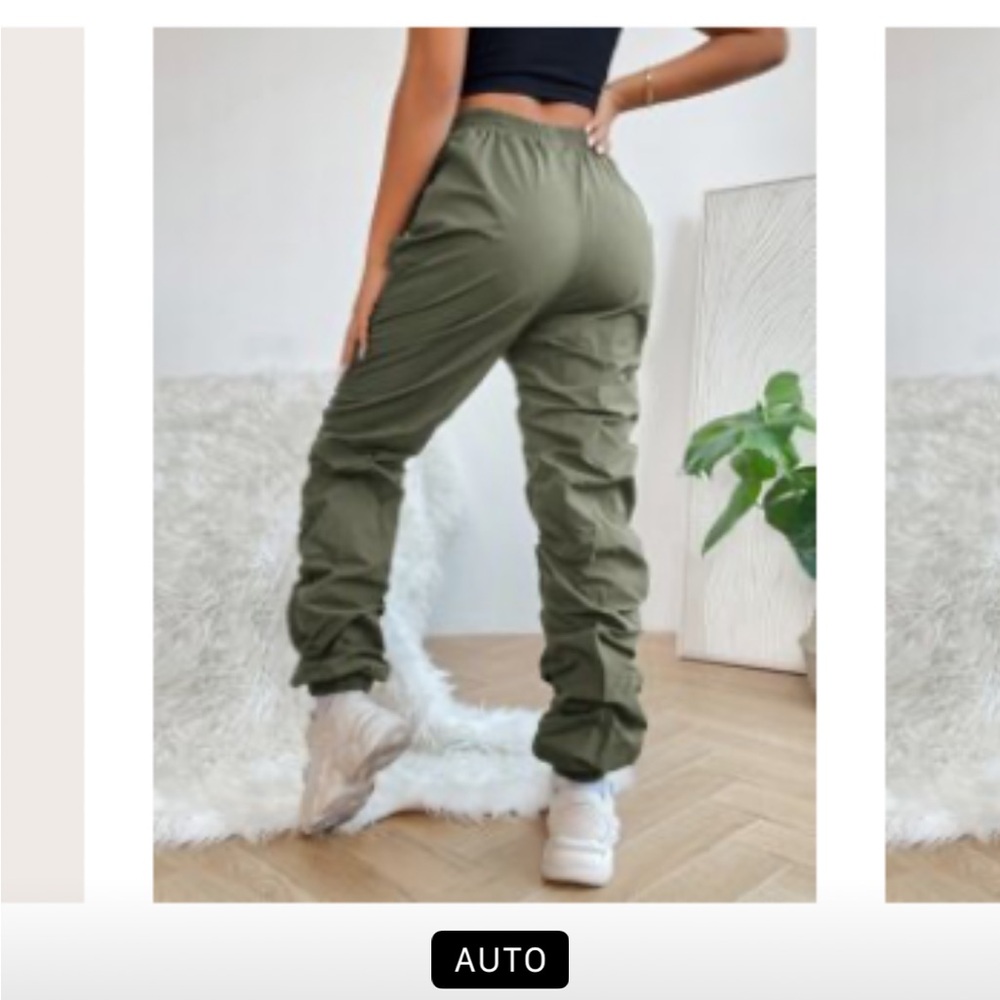 SHEIN Women's Gray Track Pants